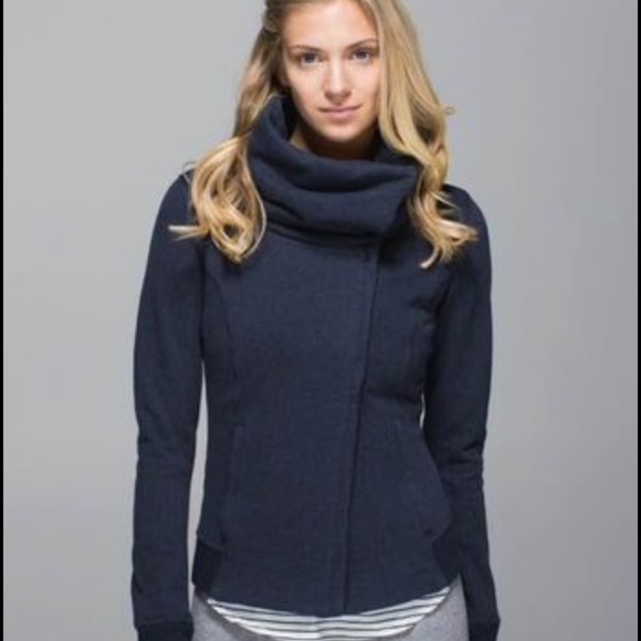 lululemon athletica Jackets & Blazers - Lululemon Karmacollected Jacket Heathered Inkwell | 8